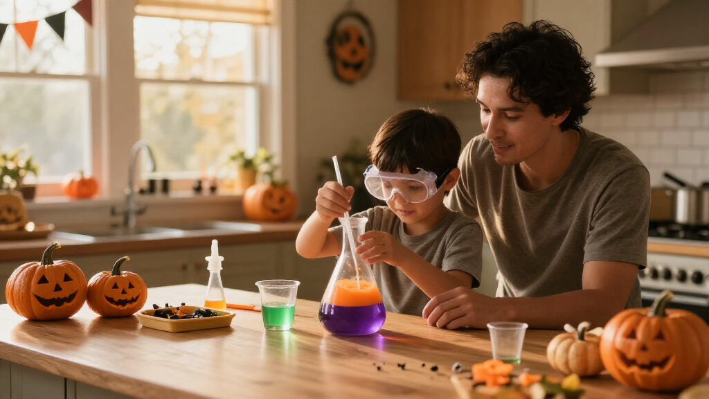 Halloween chemistry experiment kits