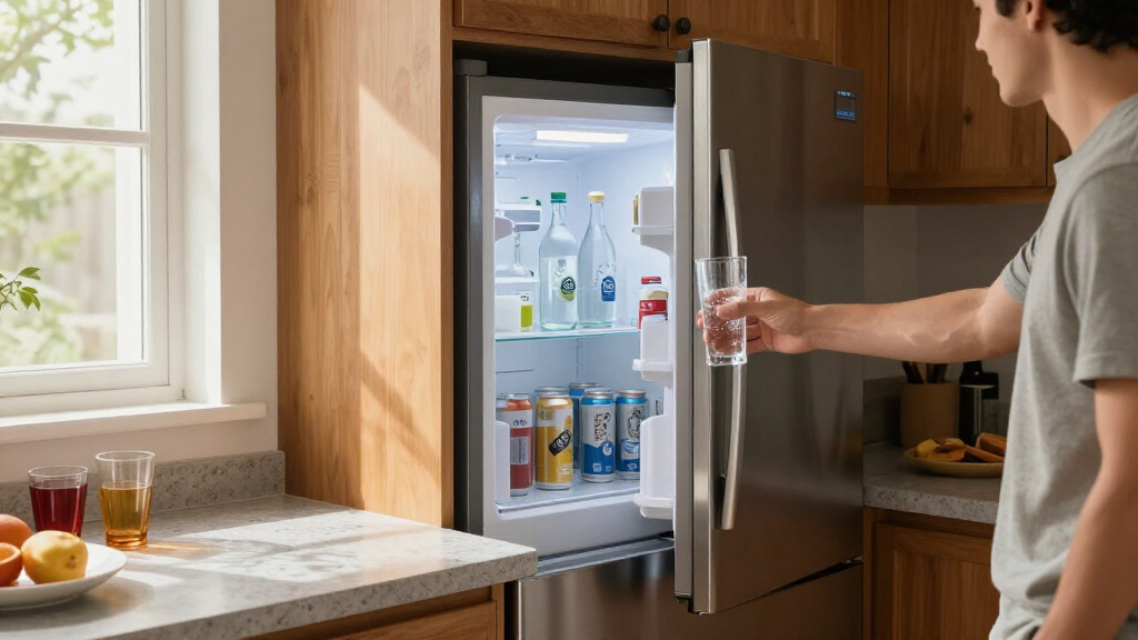 best refrigerator with beverage center