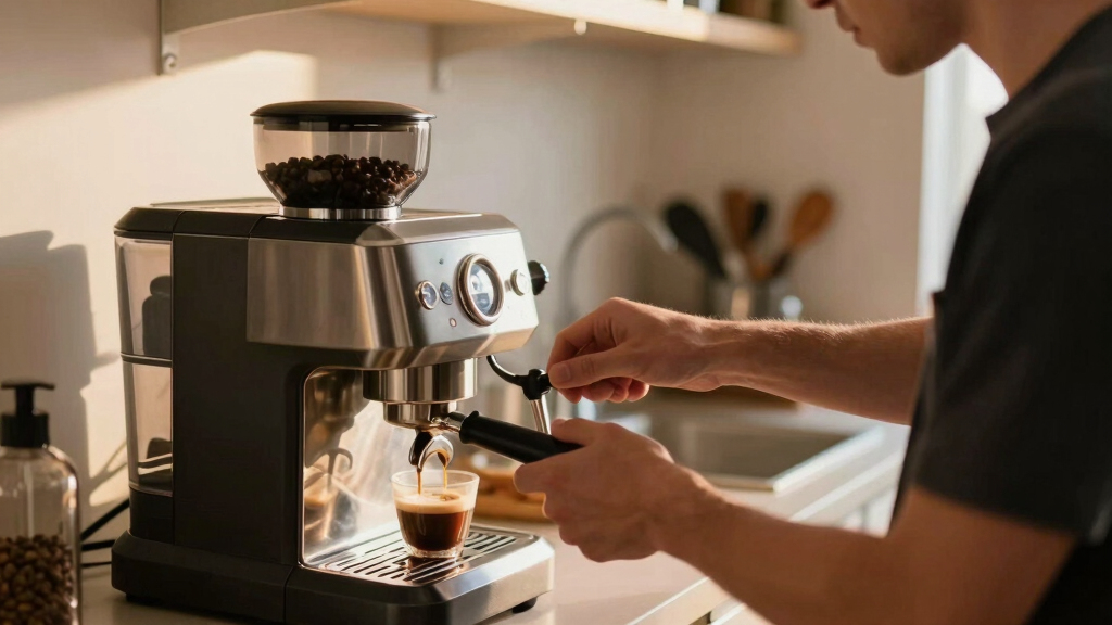 best espresso machine with built in grinder for upgrade from capsule machines