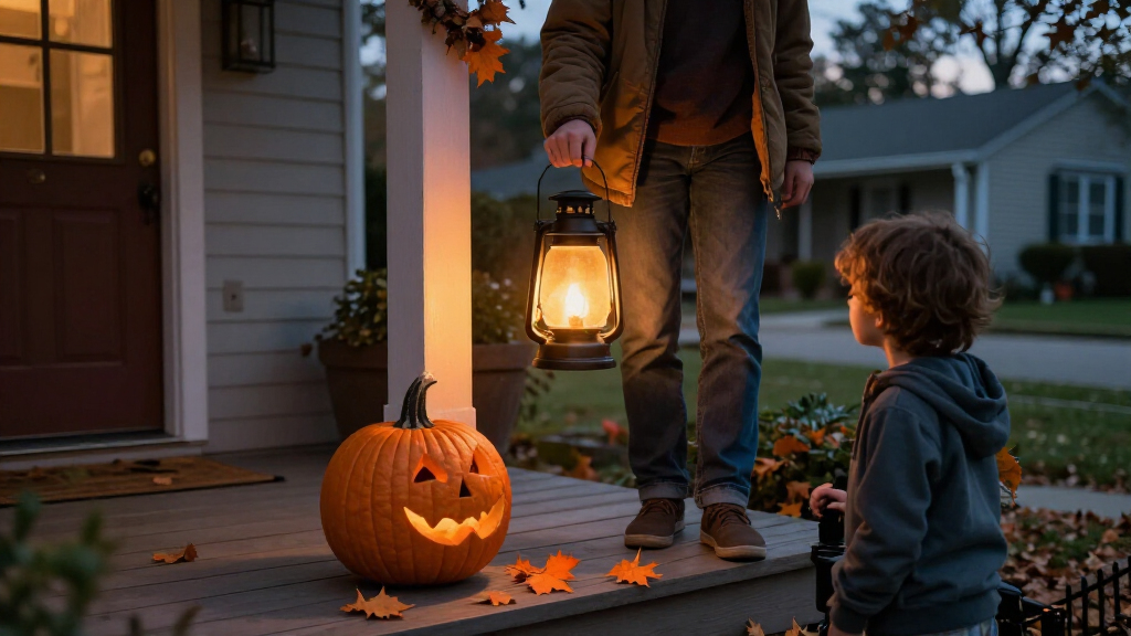 portable solar lights for Halloween