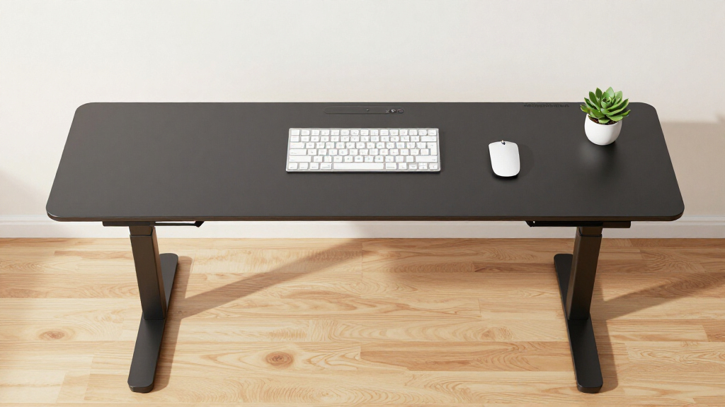 l shaped electric standing desk