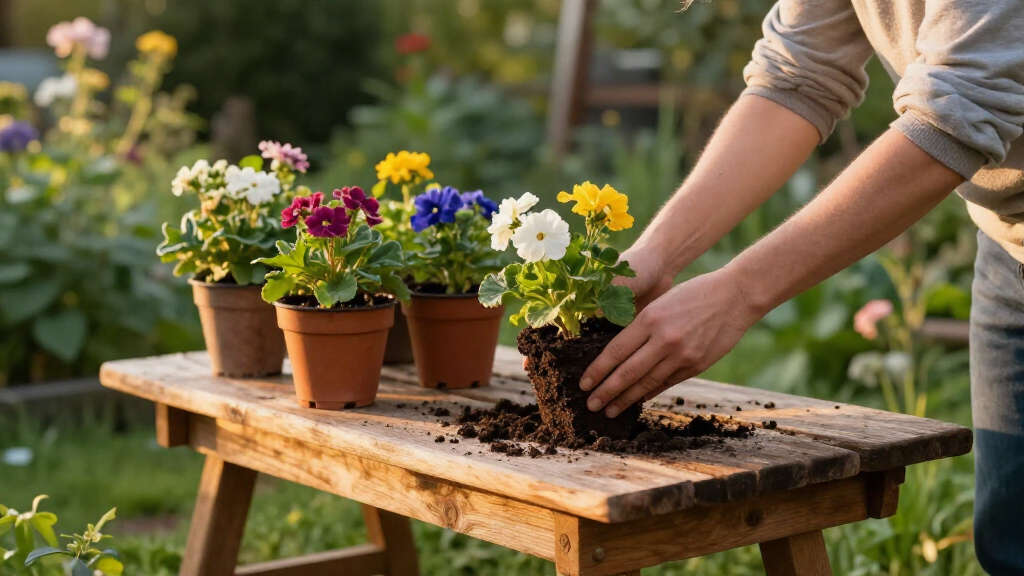 best wooden potting benches