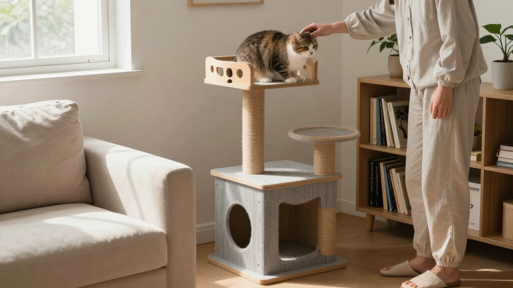 cat trees for small spaces