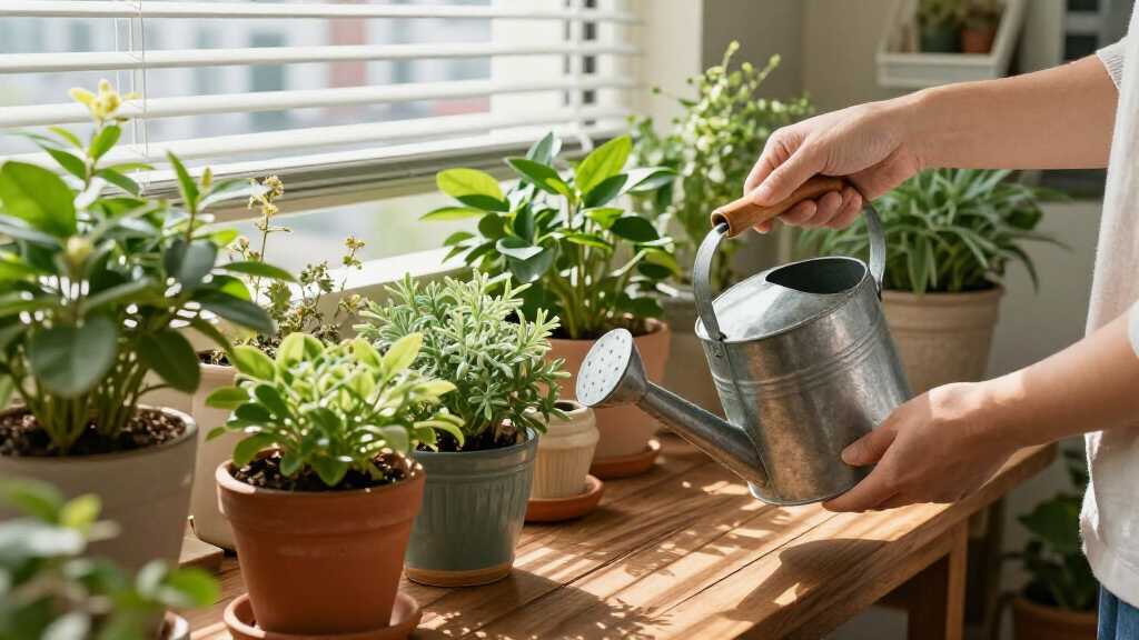 decorative plant watering systems