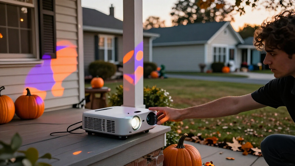 halloween smart projector lights