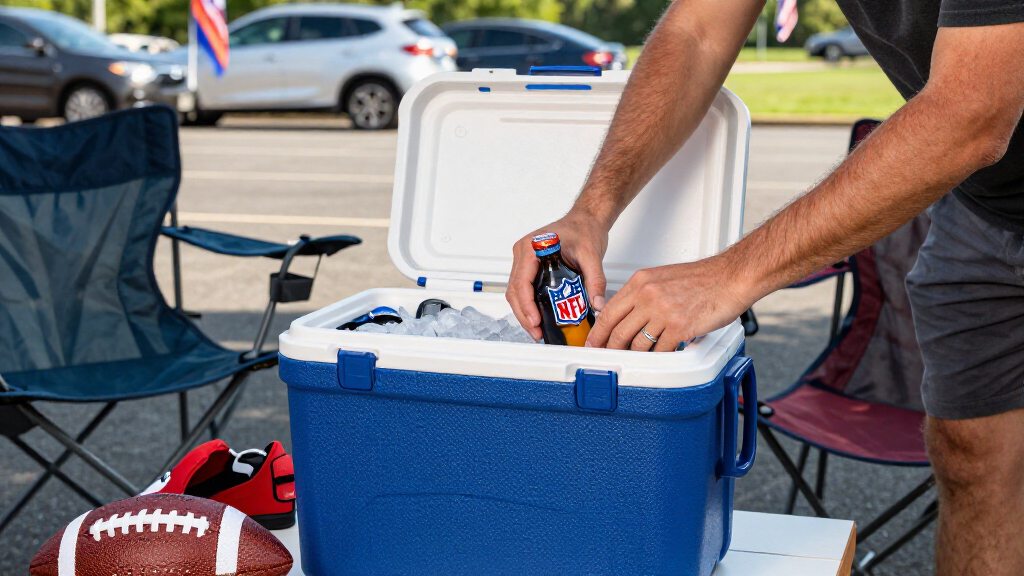 NFL tailgating coolers