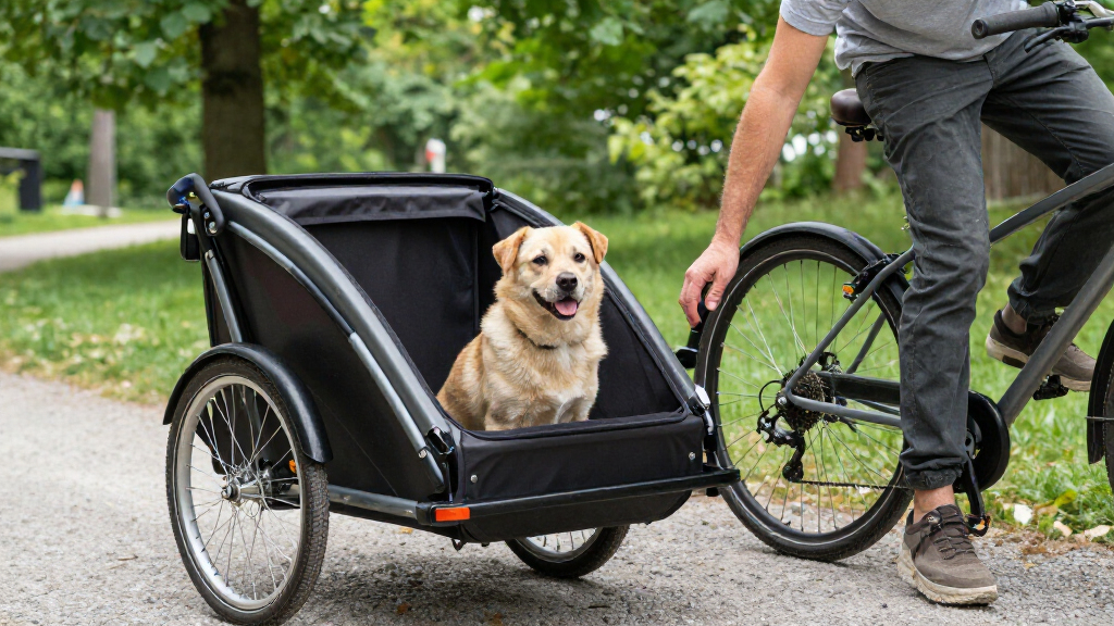 dog bike trailer