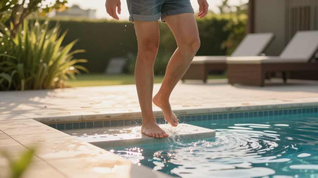 best swim spa steps