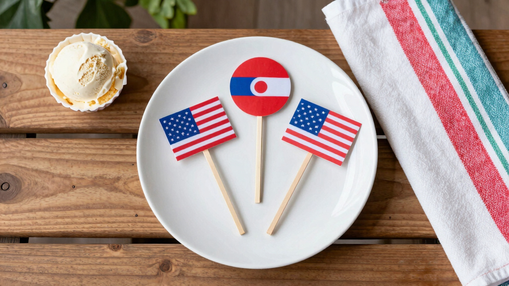 patriotic dessert toppers