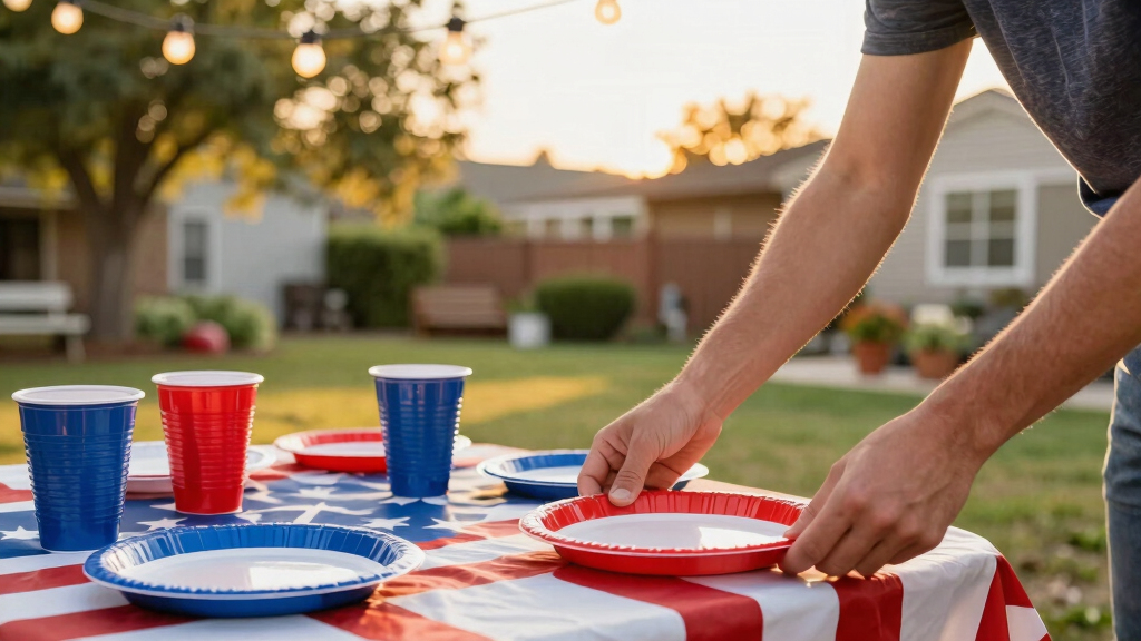 patriotic outdoor party supplies
