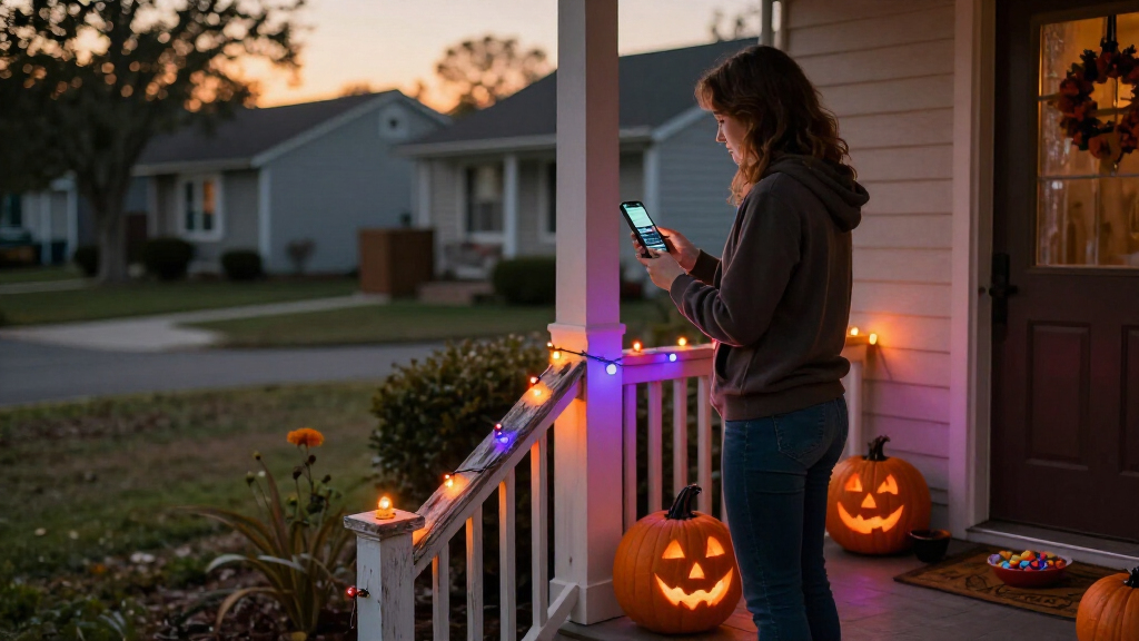 smart Halloween lights