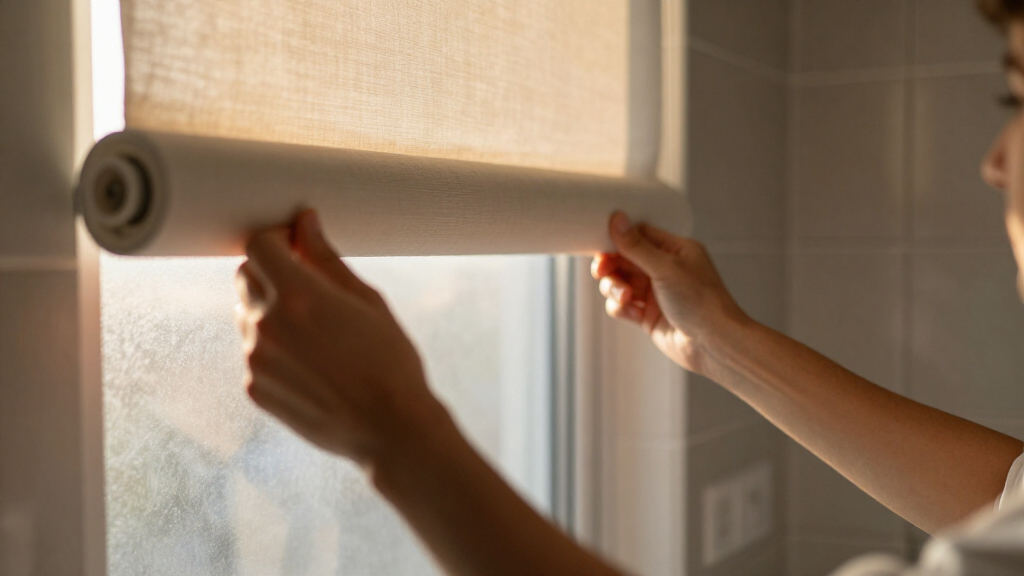 window treatment for bathroom