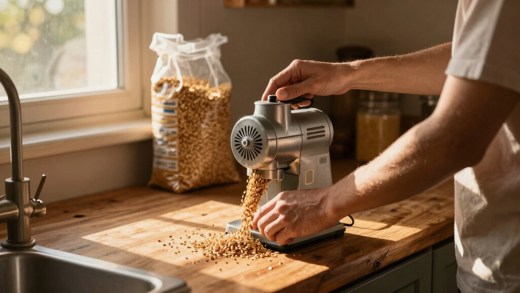 best electric grain mill