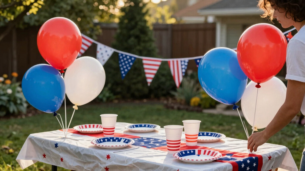 patriotic outdoor party supplies