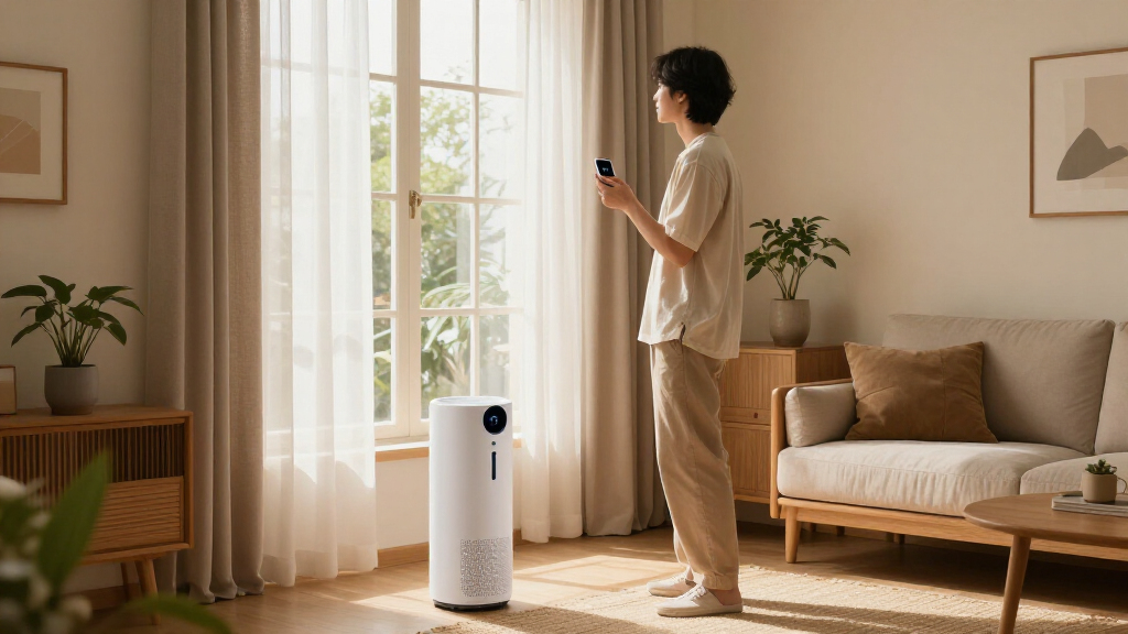 smart air quality monitor for home