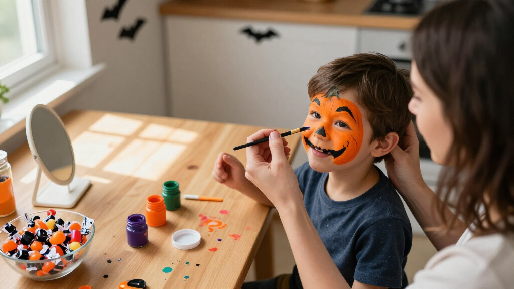 kids Halloween face paint kits
