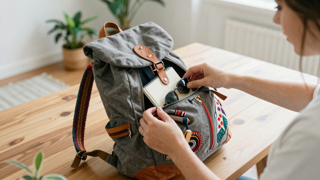 boho backpacks for school