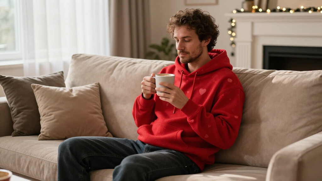 cozy valentines hoodies for men