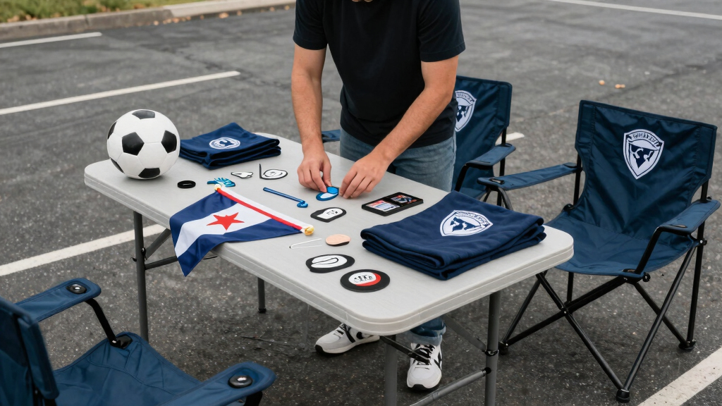 soccer fan tailgating gear