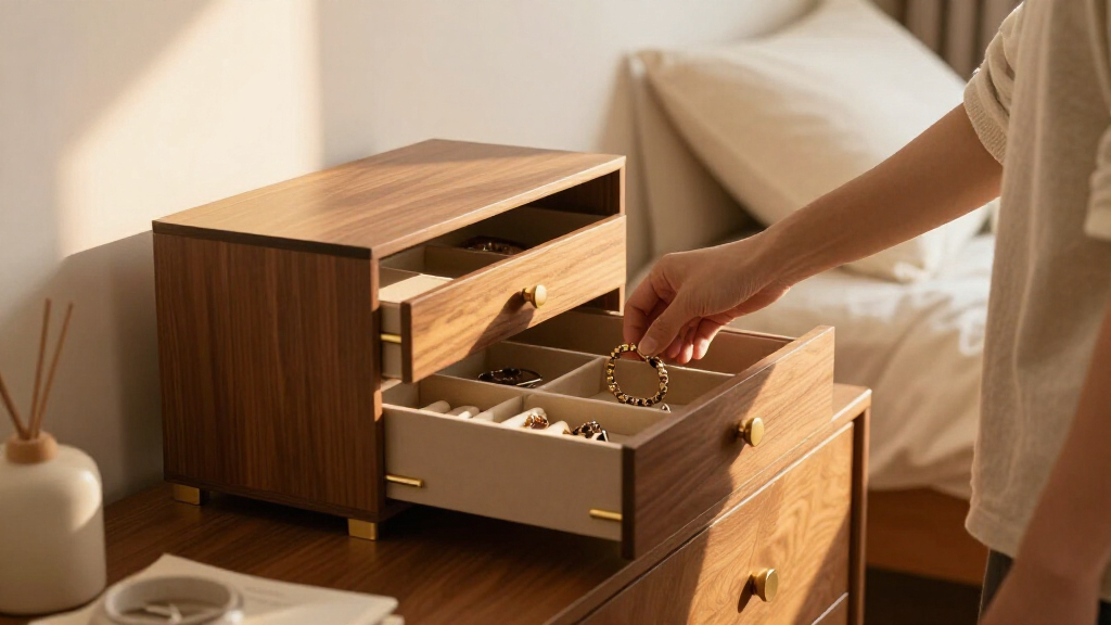 designer inspired jewelry organizer cabinet