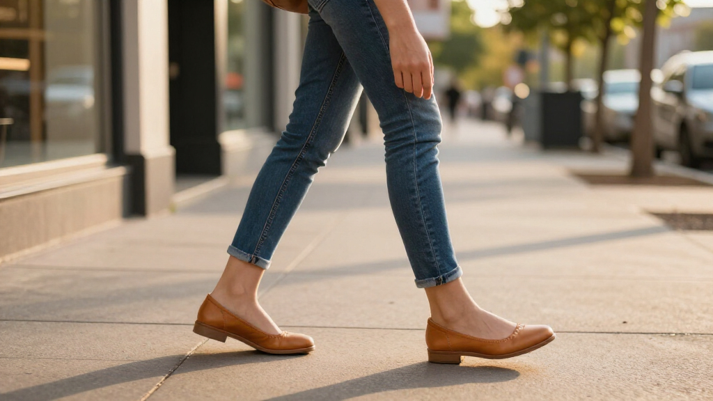 best flat shoes for jeans