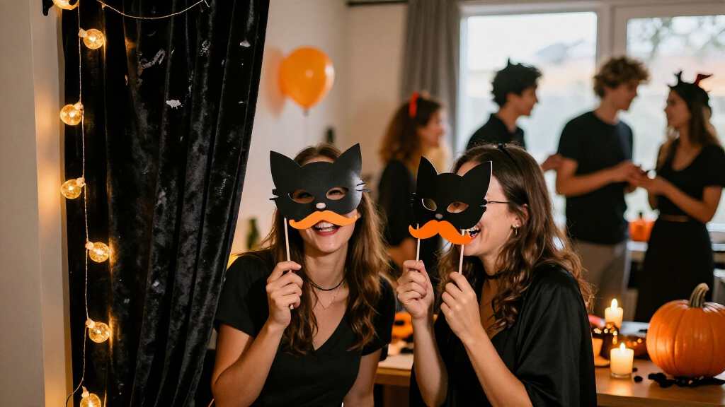 Halloween party photo booth props