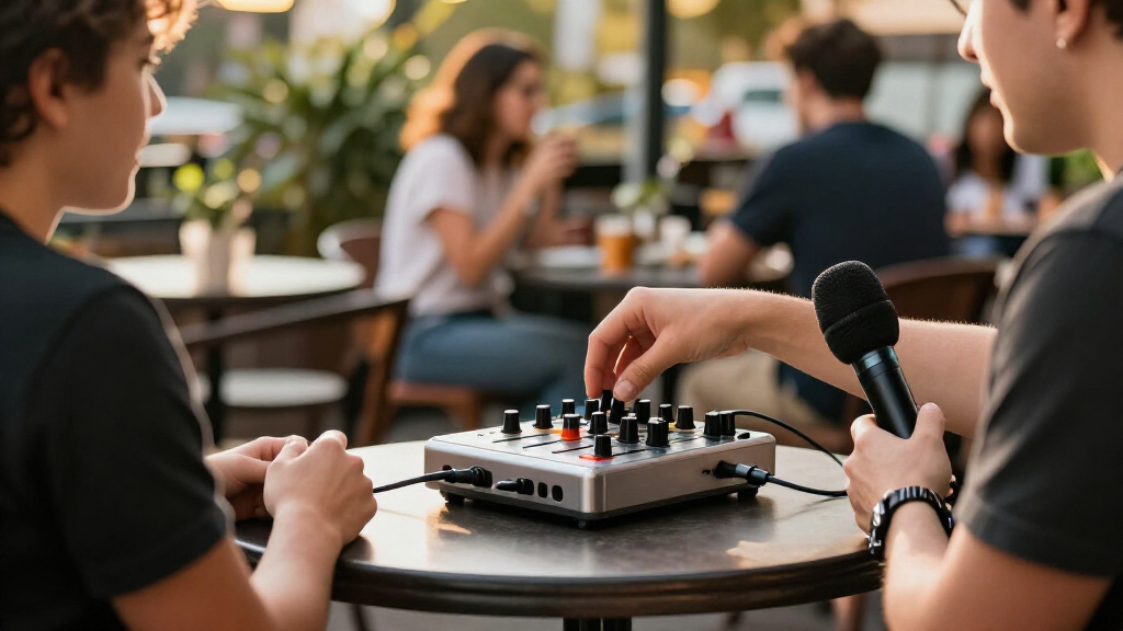 portable podcast mixers