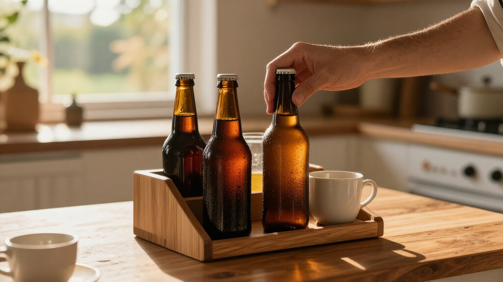 glass bottle organizers for cold brew