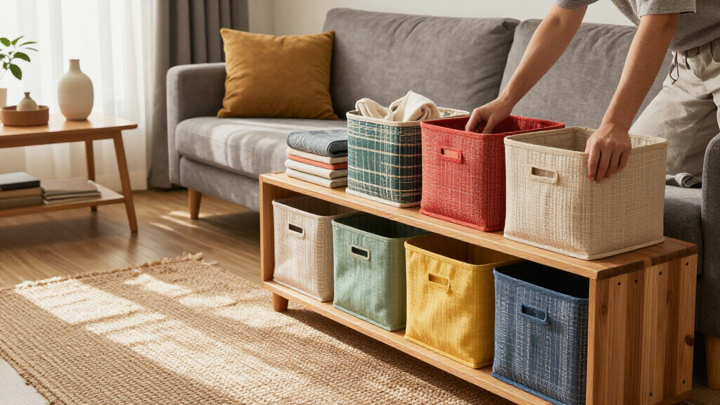 best living room storage organizers