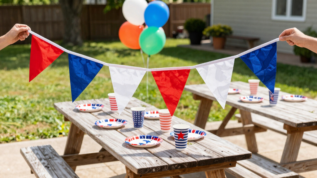 patriotic outdoor party supplies