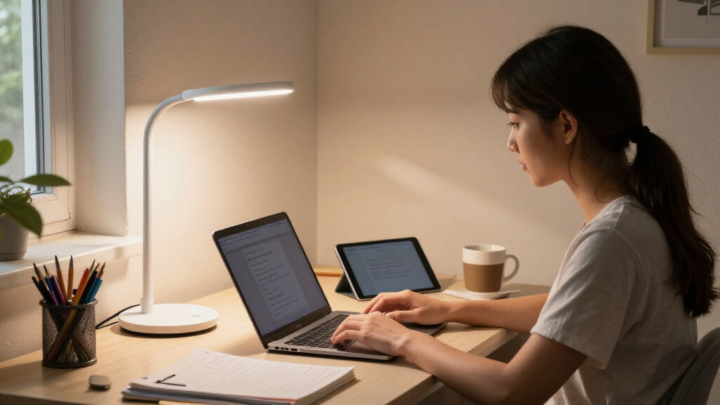 smart home student study lamps