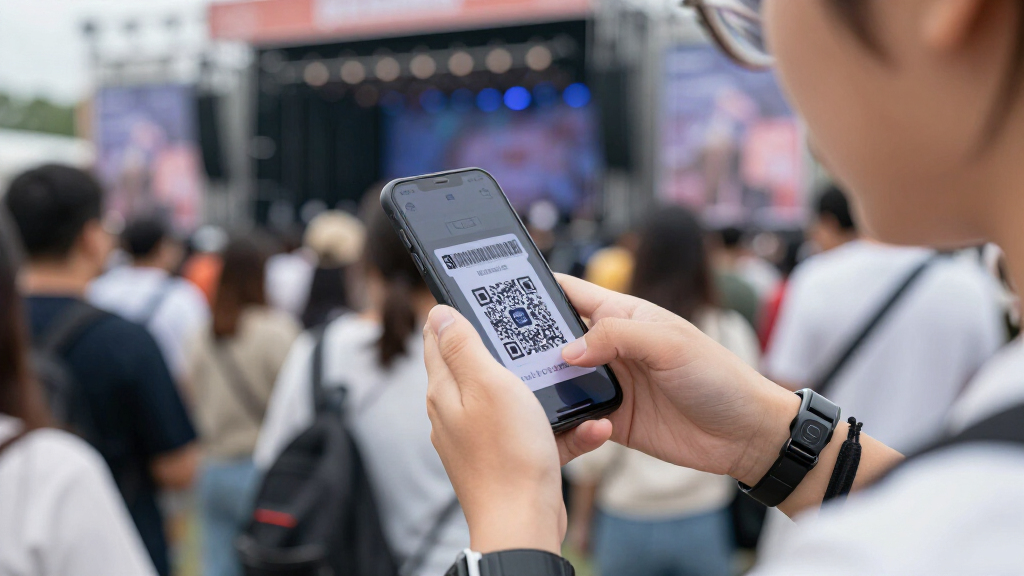 ticketing platform barcode scanner