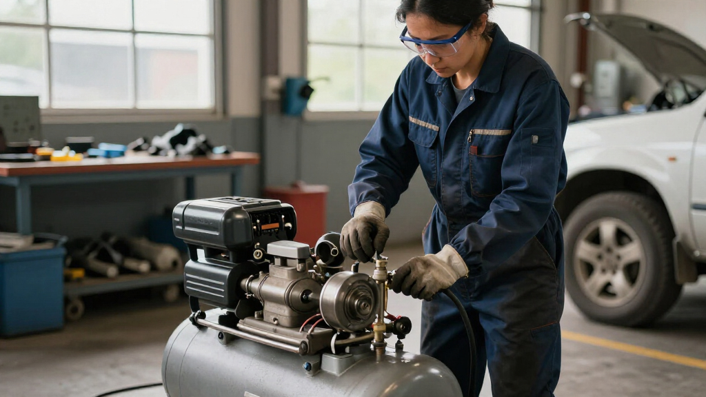 two stage air compressor for mechanics