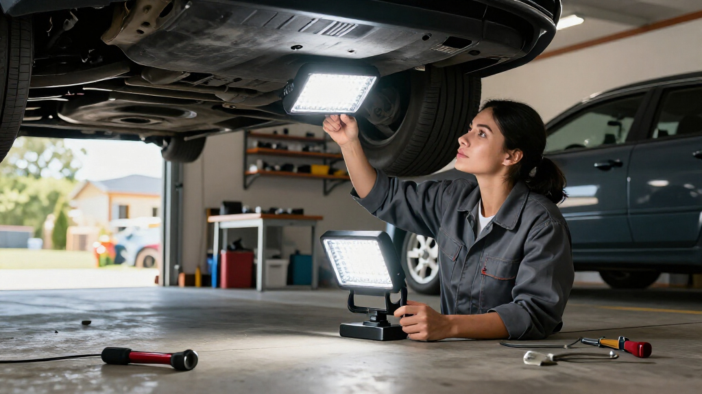 LED garage work lights