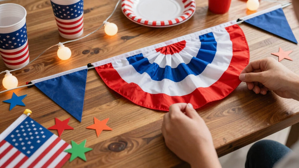 patriotic 4th of July party decor