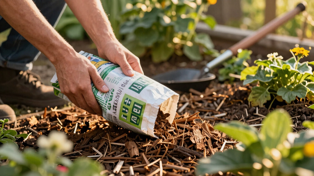 best garden mulches