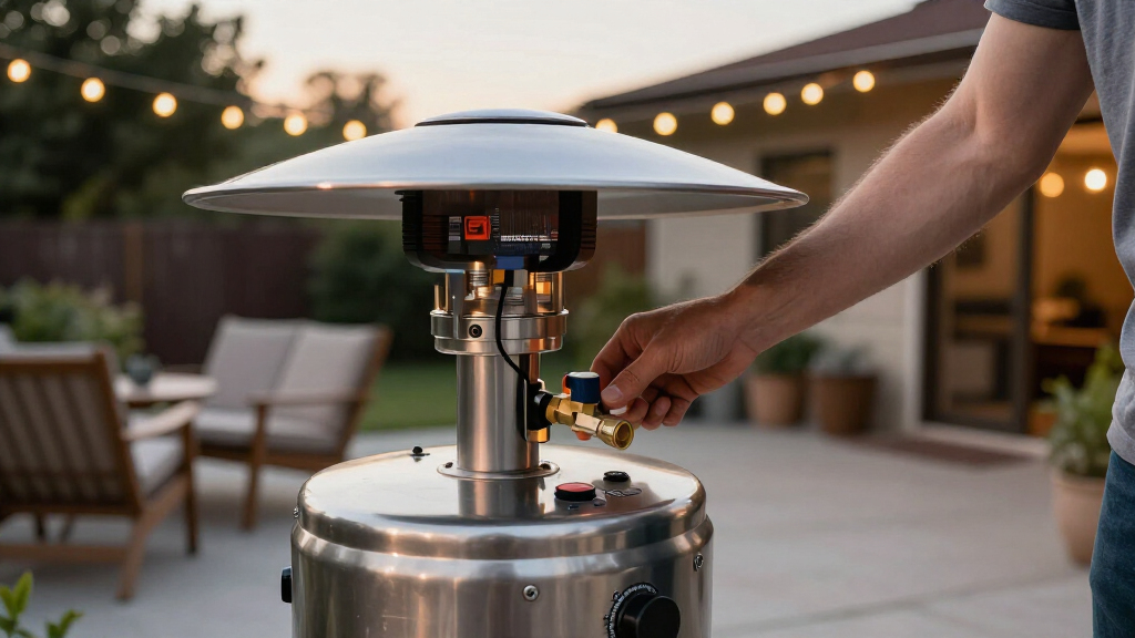 propane patio heaters with safety shutoff