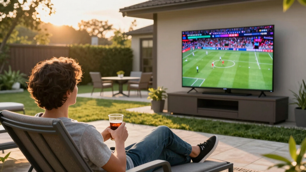 best full sun outdoor tv for game day