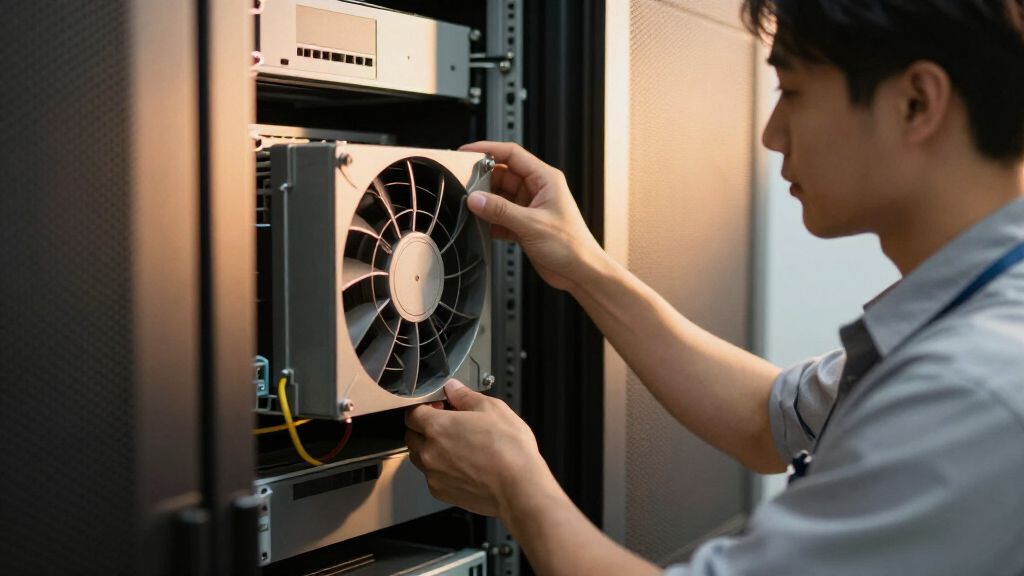 server rack cooling fan unit