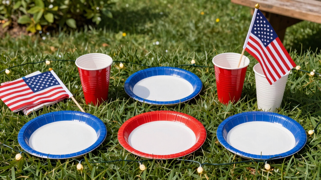 patriotic outdoor party supplies