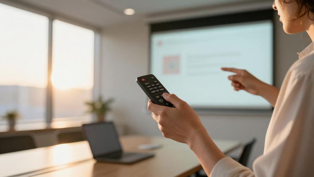 portable wireless presentation remotes
