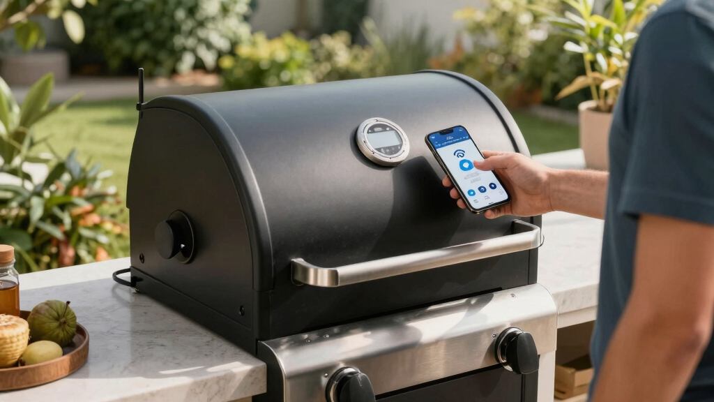pellet grill with wifi control