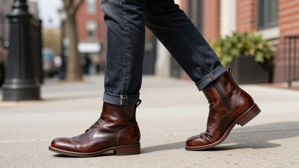 boots leather premium