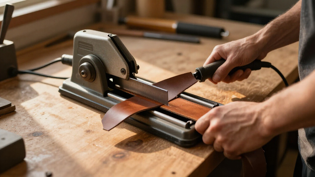 leather strap cutter machine