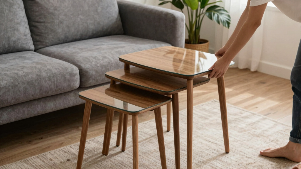 nesting tables for small living room