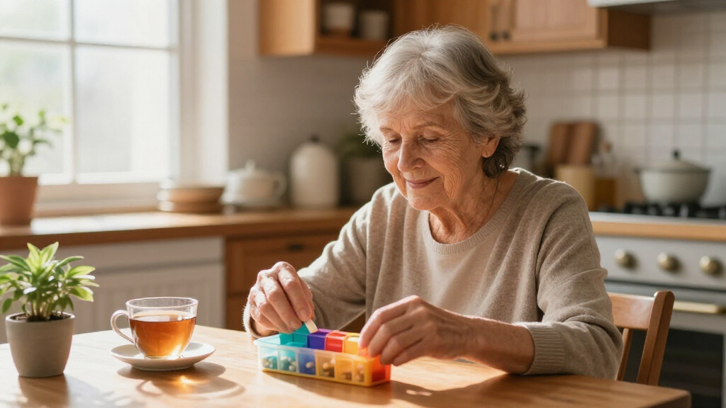 pill dispenser for elderly