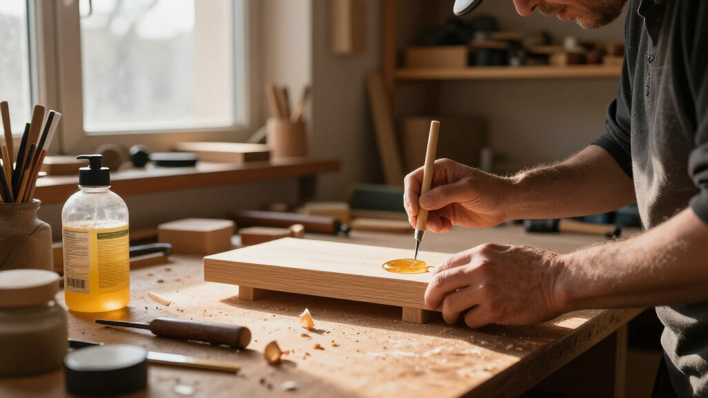 wood stabilizing resin kit for a small shop