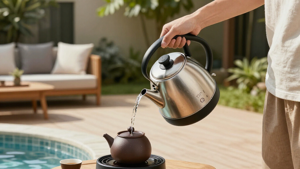 electric kettle with temperature control