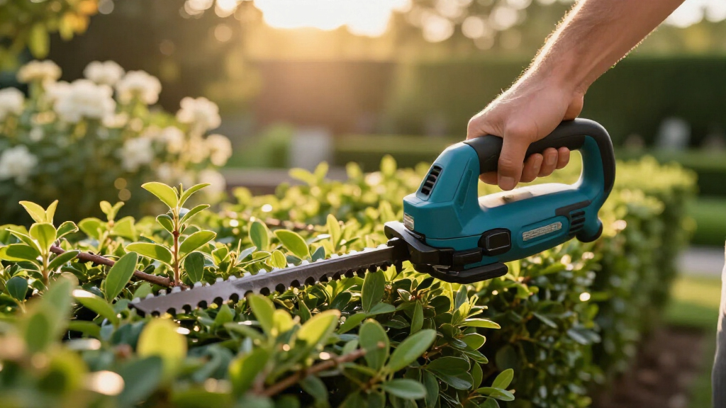cordless electric hedge trimmers