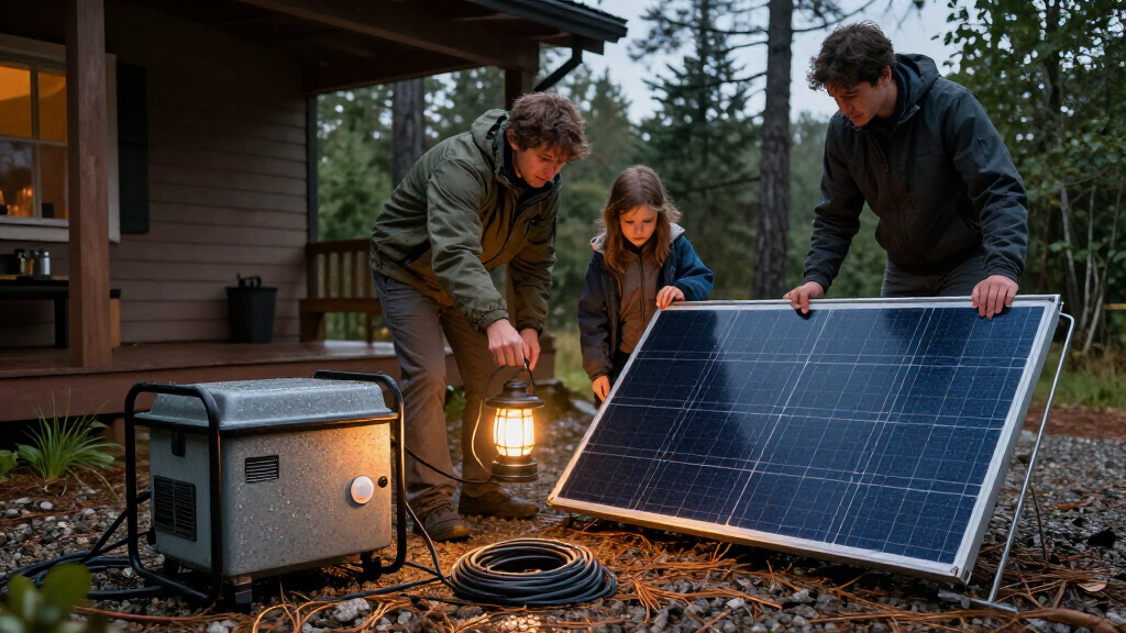 solar powered emergency generators